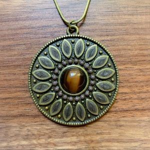 Antique gold necklace set